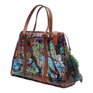 Prada Vinyl Tote Bag